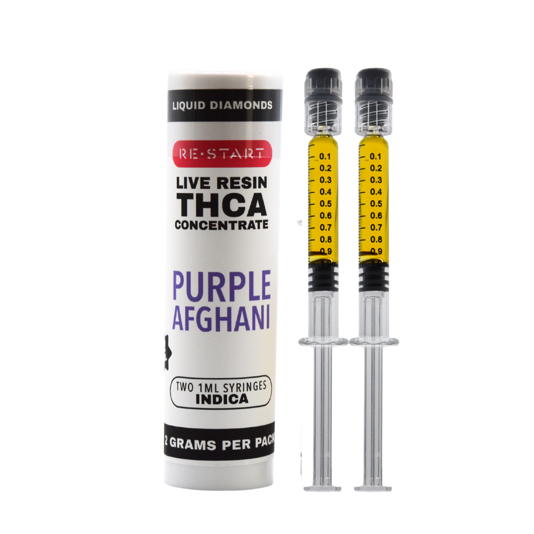 THCA Dab Syringe Purple Afghani (I) Live Resin / 2mL/2G
